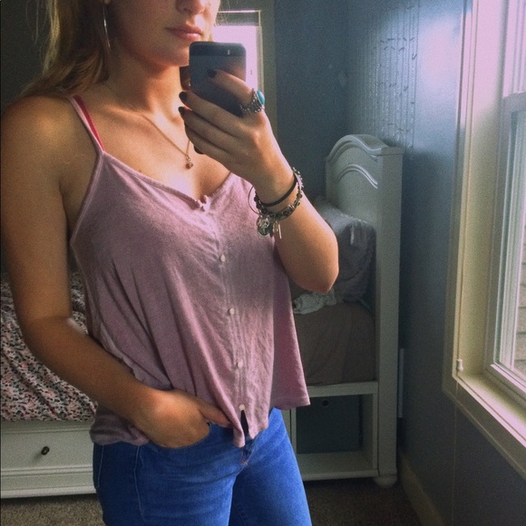 Soft Purple American Eagle Tank - Picture 2 of 2